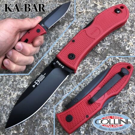 KABAR 4062 DOZIER PRECISION HUNTER PLAIN EDGE FOLDING KNIFE. 