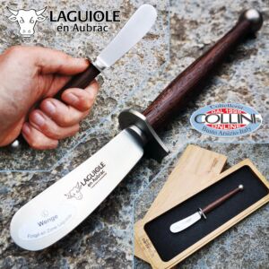 Laguiole en Aubrac - Handmade French Butter Knife - wenge wood handle