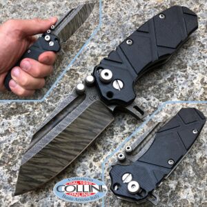 Wander Tactical - Mini Mistral TI Folder - Black Micarta - folding knife