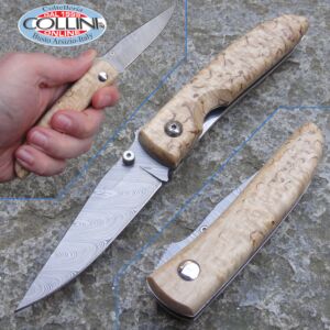 Fox - Voyager - Damascus and Maple Burl - 2499DB - knife