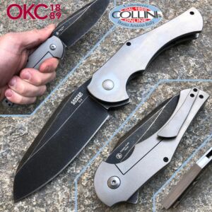 Ontario Knife Company - Carter 2Quared Titanium Flipper - 8876 - knife