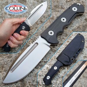 Andre De Villiers ADV - Harpoon Fixed knife - Black G10