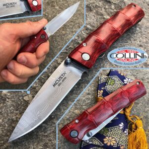 Mcusta - Take knife VG10 Damascus - Shinra Series - Stamina Wood - MC-0075D - knife