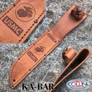 Ka-Bar - Brown Leather Sheath USMC Sheath 1217S - knives accessory