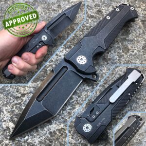 Andre De Villiers ADV - Ronin Tanto Compound Folding Flipper - Titanium PVD - knife