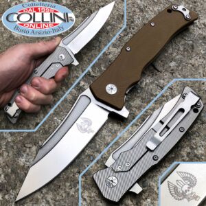 Maserin - Reactor knife - Brown G10 - Design by Nicolai Lilin - 681 / G10M - knife