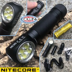 Nitecore - HC35 - USB Rechargeable Angular Headlamp - 2700 lumens and 134 meters - Led Flashlight