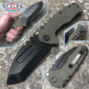 Medford Knife and Tools - Praetorian Scout M/P D2 - Black PVD Blade and OD Green G10 - Knife