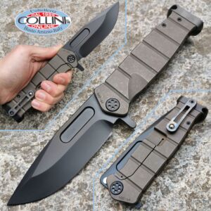 Medford Knife and Tools - USMC The Fighter Flipper - Bronze Anodized Titanium - knife