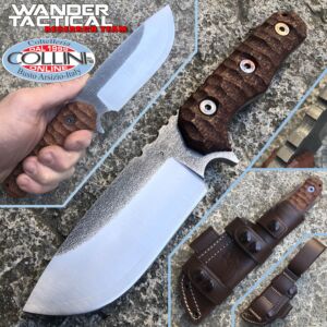 Wander Tactical - Lynx knife - SanMai V-Toku2 & Brown Micarta - custom knife