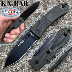 Ka-Bar - Dozier Folding Hunter knife 4062FG - Green Zytel Handle - knife