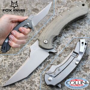 Fox - Geco Titanium Flipper Frame by Bastinelli - FX-537SW - knife