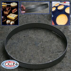 Pavoni - Round micro perforated stainless steel bands 25CM - PROGETTO CROSTATE 