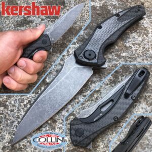 Kershaw - Bareknuckle Carbon Fiber Flipper - M390 Sprint Run - 7777CFM390 - Knife