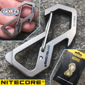 Nitecore - NSH10 EDC Multiuse Titanium Snap Hook - carabiner - tool