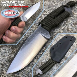 Wander Tactical - Raptor knife - SanMai V-Toku2 & Green Paracord - custom knife