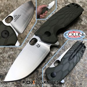 Fox - Core knife by Vox - Special Edition in SanMai SPG2 Steel - Green - CO-604-OD - knife