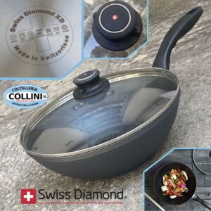 Swiss Diamond - Wok cm. 28 with lid - induction 