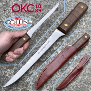 Ontario Knife Company - 417 Filet Knife with leather sheath - 1275 - knife