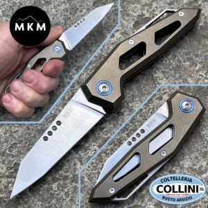 MKM - Edge - SlipJoint by Graciut - Titanium Bronze - MKEG-TBR - knife