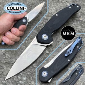 MKM - Goccia Flipper by Jens Anso - Black G10 - MK-GC-GBK - knife