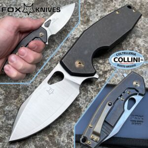 Fox - Yaru by Vox - Special Edition In SanMai SPG2 Steel - PVD Stonewashed - CO-527TIPVD - knife