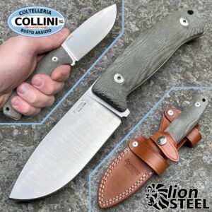 Lionsteel - M2M knife - M390 steel - Micarta Green - knife