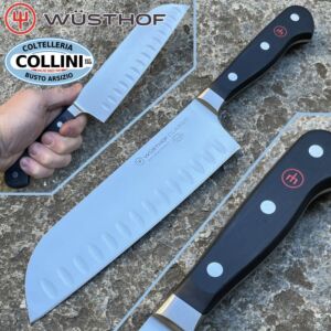 Wusthof Germany - Classic - Santoku Olivato 17cm - 1040131317 - kitchen knife