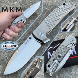 MKM - Maximo Flipper Knife Design by Bob Terzuola - Titanium - MK-MM-T - folding knife