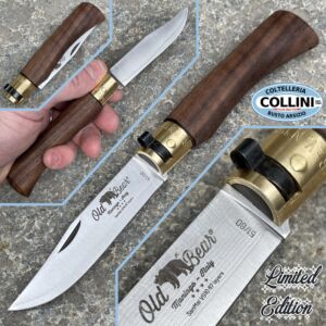 Antonini knives - Old Bear knife in SanMai VG10 at 67 layers - 19cm - walnut - Limited Edition