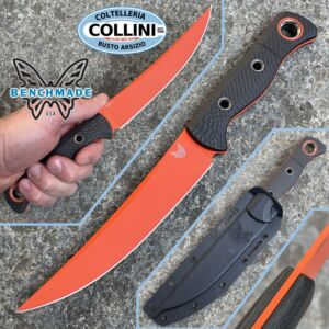 Benchmade - Meatcrafter - Orange Blade and Carbon Fiber - 15500OR-2 - knife