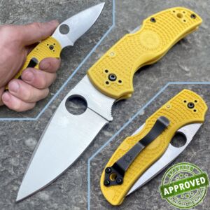 Spyderco - Native 5 Salt - FNR Yellow - C41PYL5 - PRIVATE COLLECTION - Knife