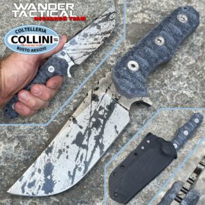 Wander Tactical - Lynx Clip Knife - Black Blood & Black Micarta - custom knife