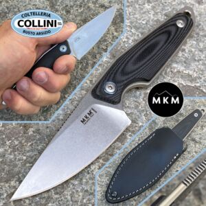 MKM & Mercury - Makro 1 knife Drop by Vox - Black G10 - MK MA01-GBK - sports knife