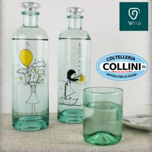 WILD BOTTLE - Recycled glass bottle - WILD CHERRY 700ml. 