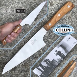 MaglioNero - Iside Line - Utility Knife 14cm - Olive - UV3514 - kitchen knife