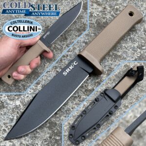 Cold Steel - SRK Compact Tan - Survival Rescue Knife - 49LCKD-DTBK - knife