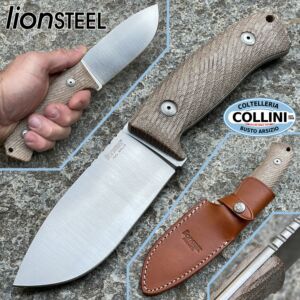 Lionsteel - M3 knife - Natural Micarta - Niolox Steel - M3CVN - knife