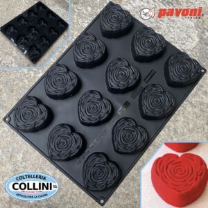 Pavoni - JE T'AIME silicone mini cupcake mold - by Cédric Grolet 