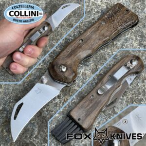 Fox - Spore - mushroom knife - Eucalyptus wood - FX-409 - Mushroom