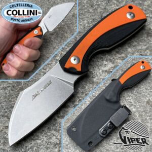 Viper - Lille 2 Fixed Knife by Vox - Elmax Orange/Black G10 - VT4024GBO - knife