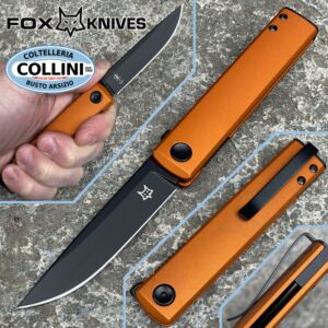 Fox - Chnops by Gobbato - FX-543ALG - Becut and Aluminum Orange - knife