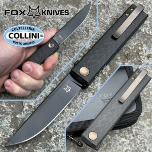Fox - Chnops by Gobbato - FX-543ALB - M390 and Carbon Fiber - knife