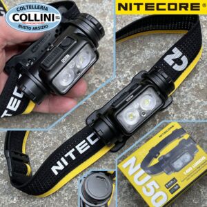 Nitecore - NU50 - Black - USB Rechargeable Headlamp - 1400 lumens and 130 meters - Led Torch