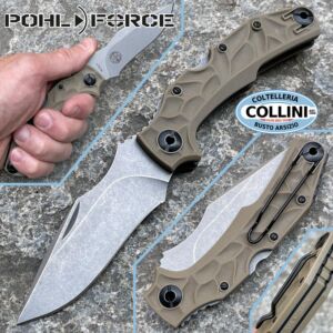 Pohl Force - Bravo One Classic - FDE Dark Stonewashed ATS-34 - 1077 - knife