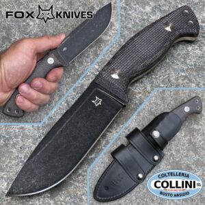 Fox - Tokala Fixed Knife - Bison Micarta - FX-105MB - Design by Reichart Markus - knife