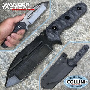 Wander Tactical - Hurricane Compound - Raw & Micarta Black - custom made knife