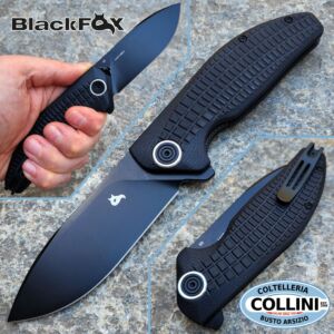 BlackFox - Acutus by Grigorii Matveev - D2 Black G-10 - BF-764BB - knife