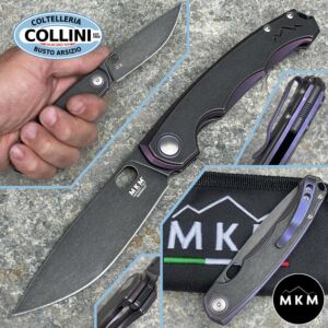 MKM - Eclipse by Vox - Dark Stonewash MagnaCut & Purple Titanium - EL-PRBKD - Knife