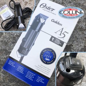 Oster - Golden A5 Professional Clipper - for animals, 1 speed with 3.2 mm head - clipper